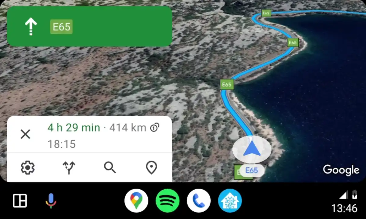 Motorocycle navigation Navisyst N7 with Google Maps